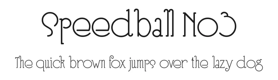 Speedball No3