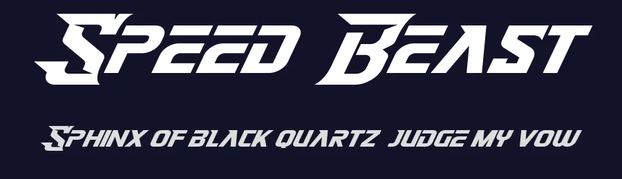 Speed Beast by Vunira Design — Display Font — thumbnail 2