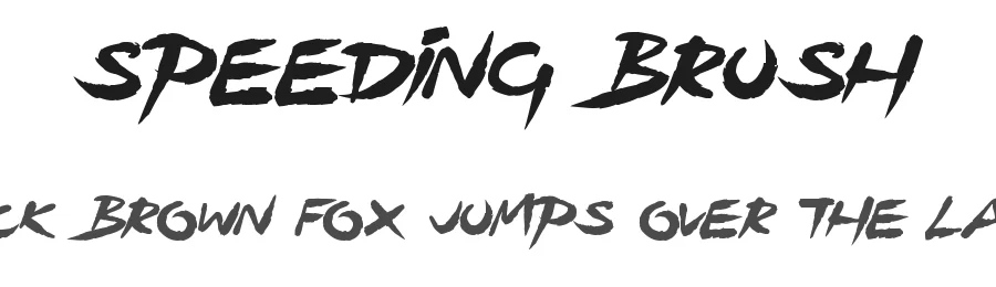 Speeding Brush