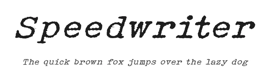 Speedwriter
