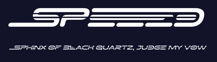 Speeed by Måns Grebäck — Display Font — thumbnail 2