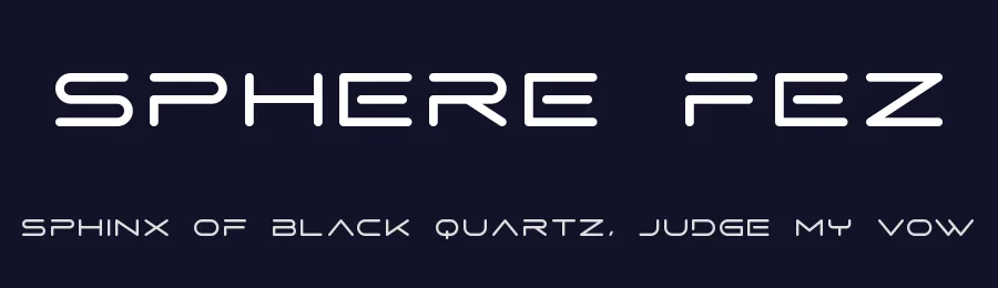 Sphere Fez by Andika Fez — Display Font — thumbnail 2