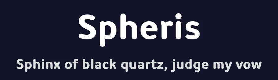 Spheris by deFharo — Sans Serif Font — thumbnail 2
