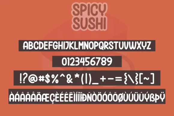 Spicy Sushi Font by Deedeetype — Script Handwritten Font — thumbnail 5