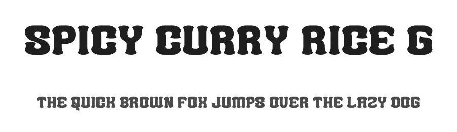 Spicy Curry Rice G