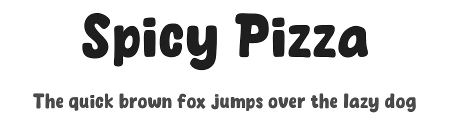 Spicy Pizza