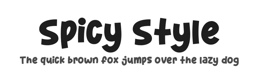 Spicy Style by Khurasanย โ Decorative Font