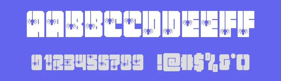 Spider by Erik Studio — Decorative Font — thumbnail 3