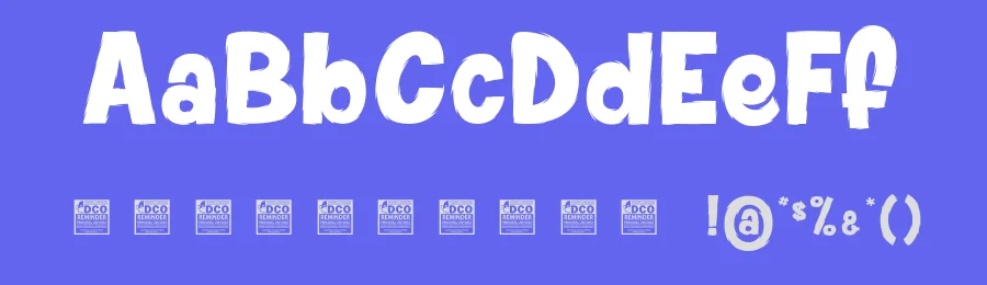 Spider Monkey by dcoxy - Greg Medina — Decorative Font — thumbnail 3