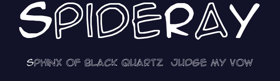 SpideRaY by SpideRaYsfoNtS — Decorative Font — thumbnail 2