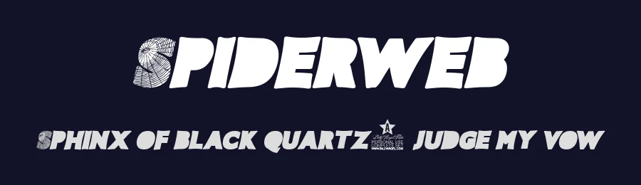 Spiderweb by Billy Argel Fonts ® — Decorative Font — thumbnail 2