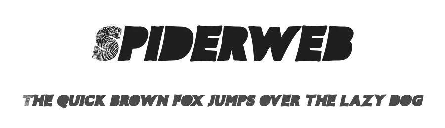 Spiderweb by Billy Argel Fonts ® — Decorative Font