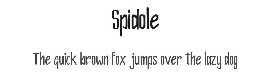 Spidole by Nur Solikh — Decorative Font