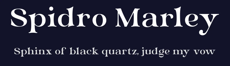 Spidro Marley by Alit Design — Serif Font — thumbnail 2