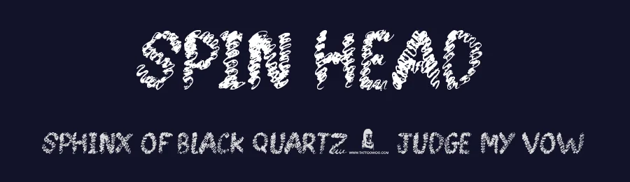 Spin Head by JSH creates — Decorative Font — thumbnail 2