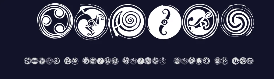 Spirals — Dingbats Font — thumbnail 2
