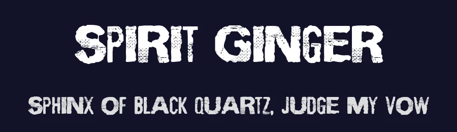 Spirit Ginger by Bumbayo Font Fabrik — Decorative Font — thumbnail 2