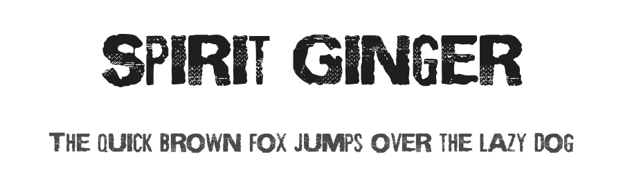 Spirit Ginger by Bumbayo Font Fabrik — Decorative Font