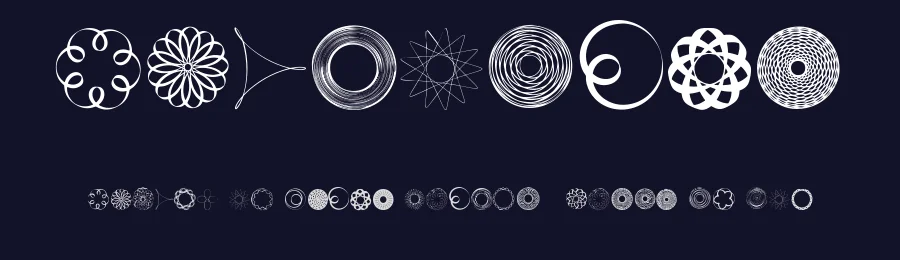 SpiroFace by Shara Weber — Dingbats Font — thumbnail 2