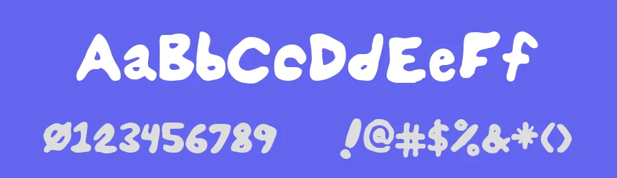 Splats Unsplatted by John A. Huebner II — Decorative Font — thumbnail 3