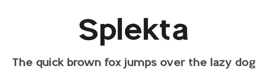 Splekta by Uusimaa Type Foundry Incorporated (fictitious) — Sans Serif Font