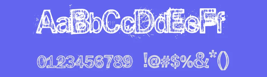 Splinter 2 by Dirt2.com - SickCapital — Decorative Font — thumbnail 3