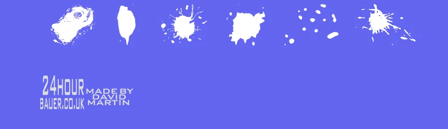 Split Splat Splodge by xstreamed.tv — Dingbats Font — thumbnail 3