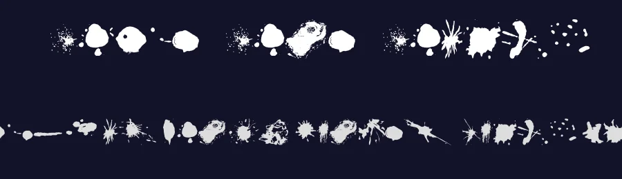 Split Splat Splodge by xstreamed.tv — Dingbats Font — thumbnail 2