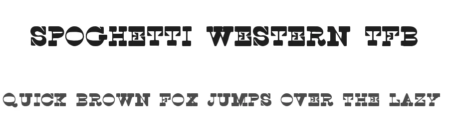Spoghetti Western TFB