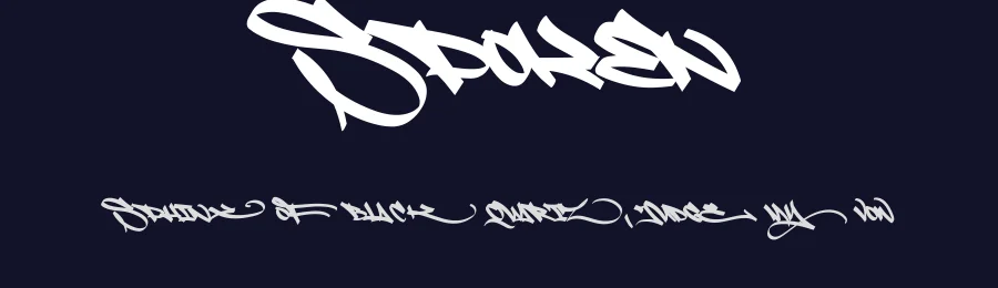 Spoken by Måns Grebäck — Script Handwritten Font — thumbnail 2