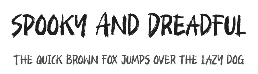 Spooky And Dreadful by Alpaprana Studio — Decorative Font