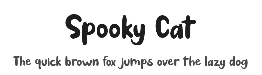 Spooky Cat by 7NTypes — Decorative Font