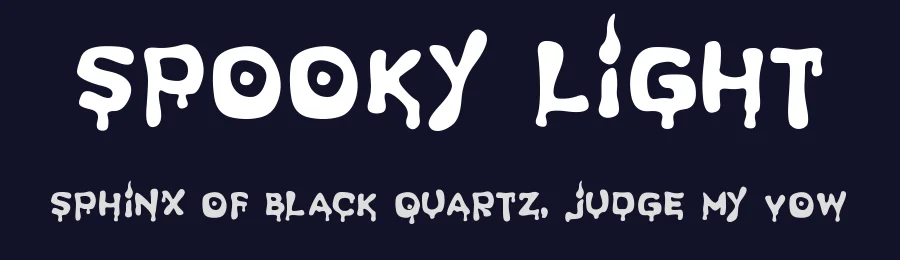 Spooky Light by Hawtpixel — Decorative Font — thumbnail 2