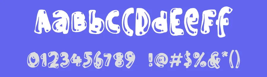 Spooky Lucky by Masa Aska Sanurumi — Decorative Font — thumbnail 3