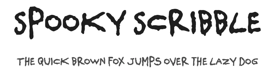 Spooky Scribble by PutraCetol Studio — Decorative Font