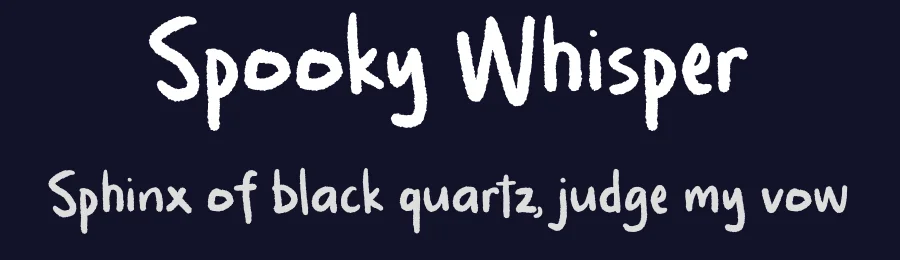 Spooky Whisper by Allouse Studio — Script Handwritten Font — thumbnail 2