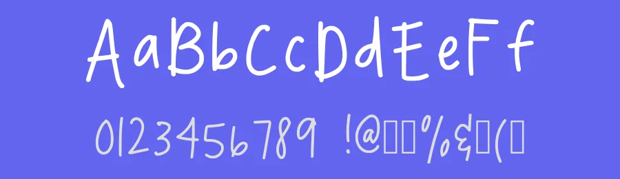 Spookydeee Handwriting by Dee Boyer — Script Handwritten Font — thumbnail 3