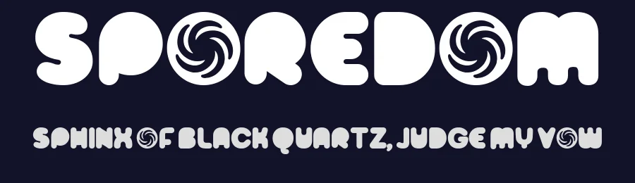 Sporedom by Randy Ford — Display Font — thumbnail 2