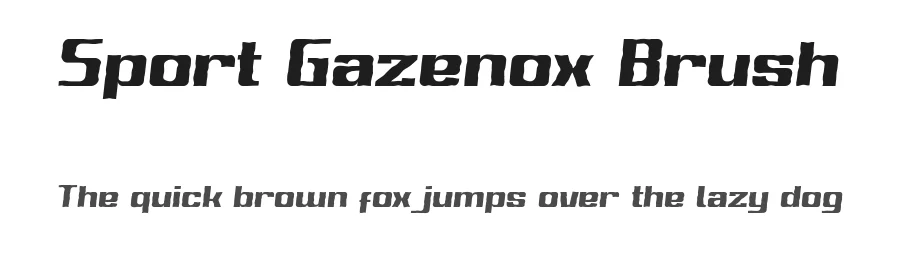 Sport Gazenox Brush