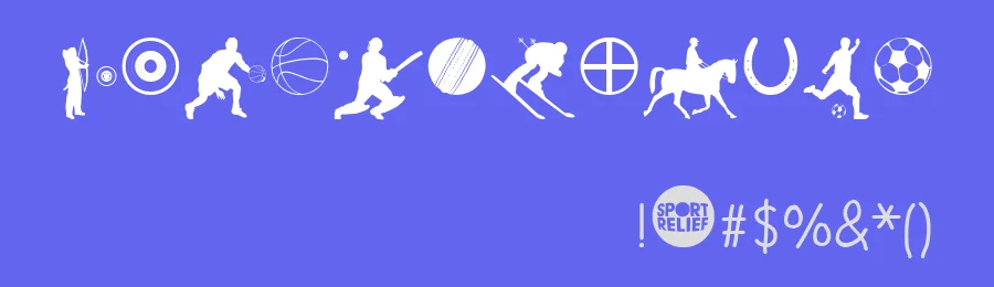 Sport Relief by KiddieFonts — Dingbats Font — thumbnail 3