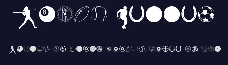 Sport Relief by KiddieFonts — Dingbats Font — thumbnail 2