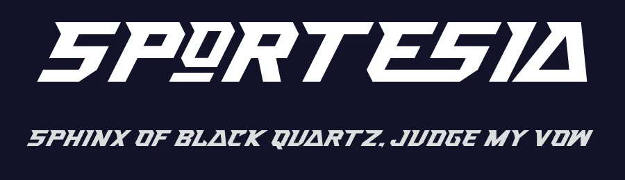 Sportesia by Ahweproject — Display Font — thumbnail 2
