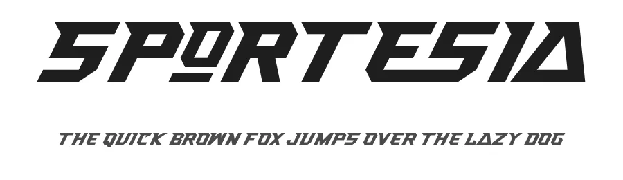 Sportesia by Ahweproject — Display Font