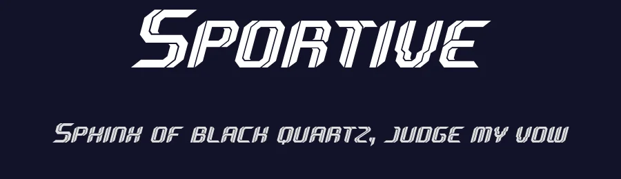Sportive by StringLabs Creative Studio — Display Font — thumbnail 2