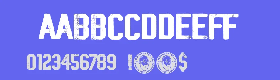 Sports Bar by Woodcutter — Decorative Font — thumbnail 3