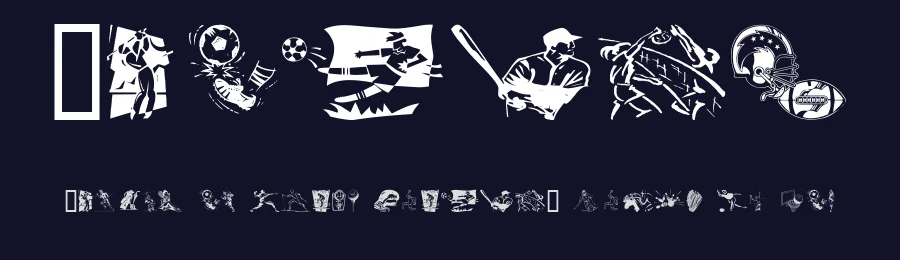 Sportzs by GemFonts / Typotheticals — Dingbats Font — thumbnail 2