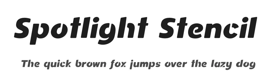 Spotlight Stencil