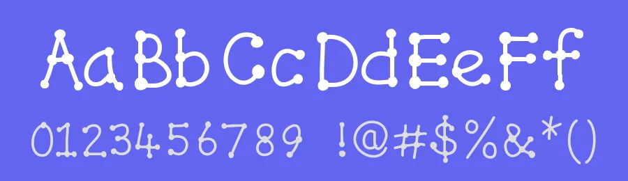 Spotty Dottie by Karen Vincent — Decorative Font — thumbnail 3