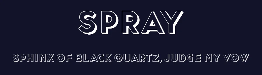 Spray by Vladimir Nikolic — Sans Serif Font — thumbnail 2