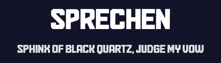 Sprechen by Vladimir Nikolic — Sans Serif Font — thumbnail 2
